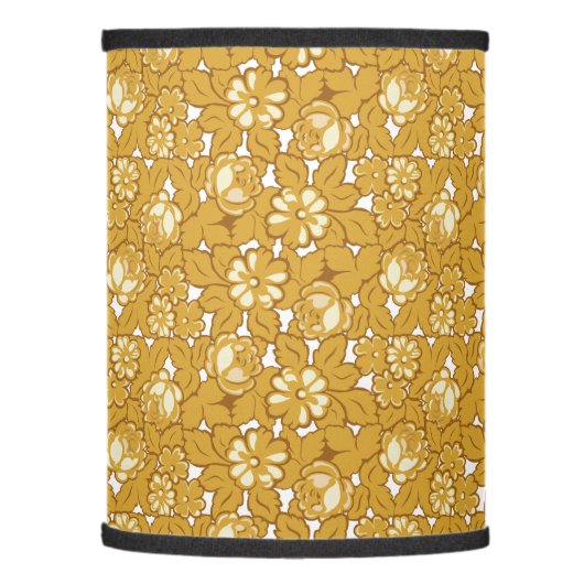 Rose pattern... lamp shade (Left)