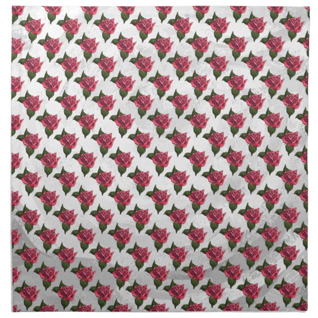 Rose Pattern Napkin (Front)