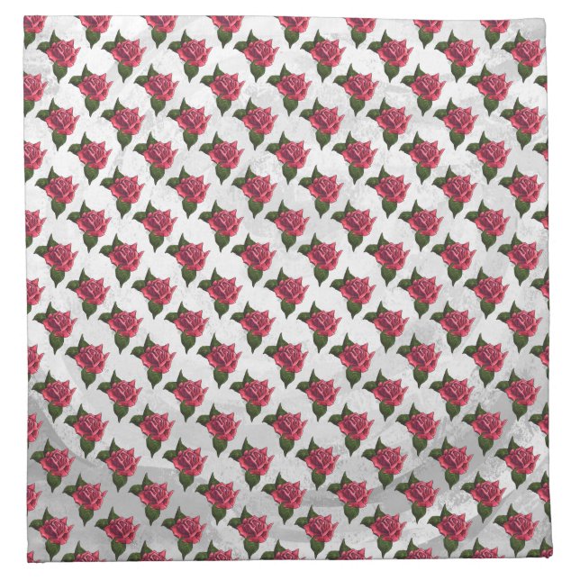 Rose Pattern Napkin (Front)