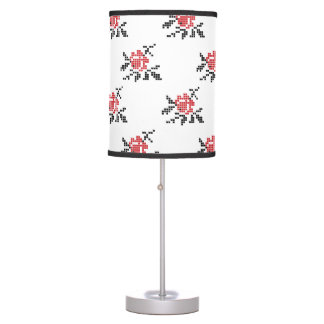 Cross Stitch Table & Pendant Lamps | Zazzle