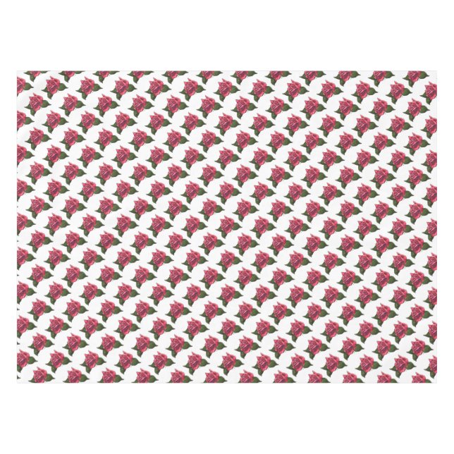 Rose Pattern Tablecloth (Front (Horizontal))