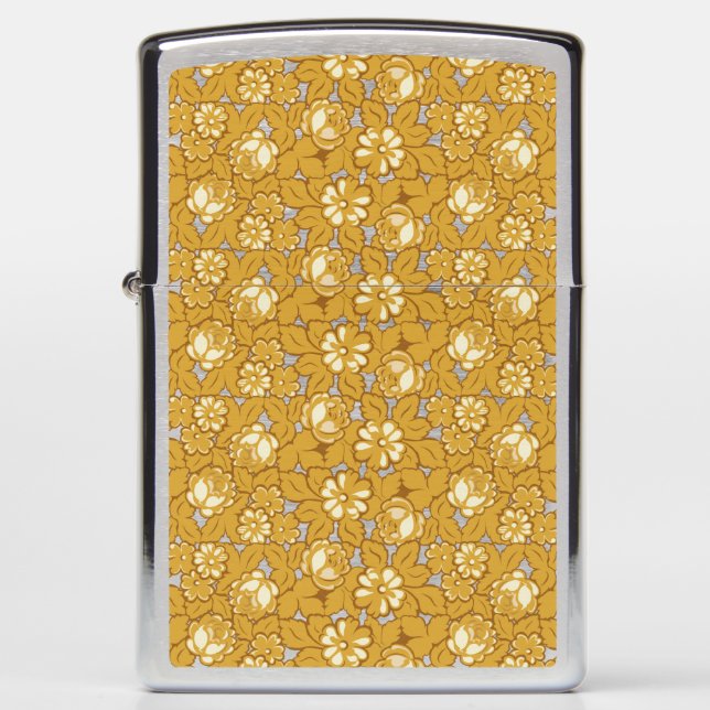 Rose pattern... zippo lighter (Front)