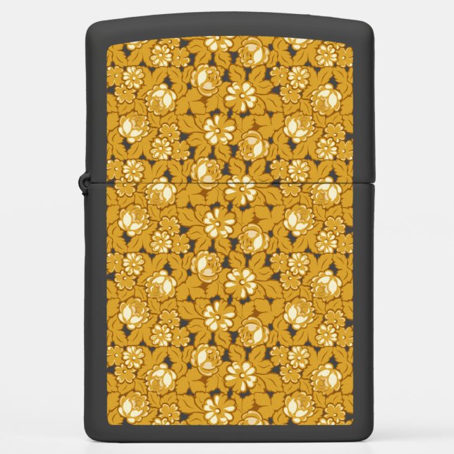Rose pattern... zippo lighter (Front)