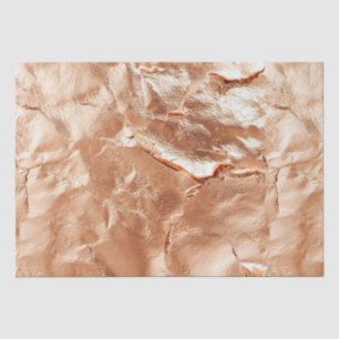 Rose Peach Gold Glam Tissue Paper
