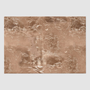 Rose Peach Gold Glam  Tissue Paper