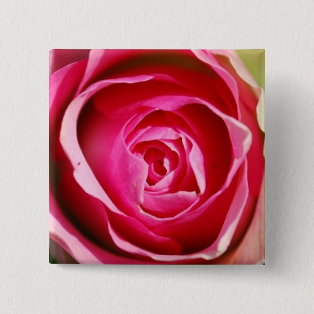 Rose Pedals Pinback Button (Front)