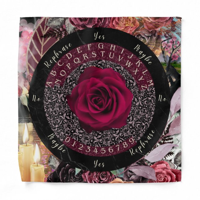Rose Pendulum Board Bandana (Front)