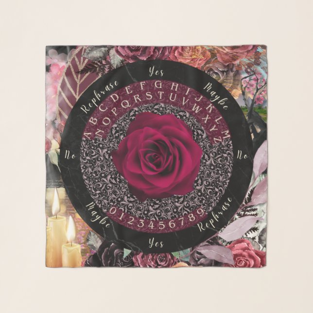 Rose Pendulum Board Scarf (Front)