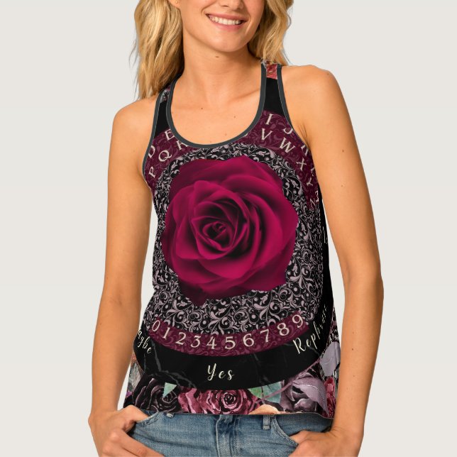 Rose Pendulum Board Tank Top (Front)