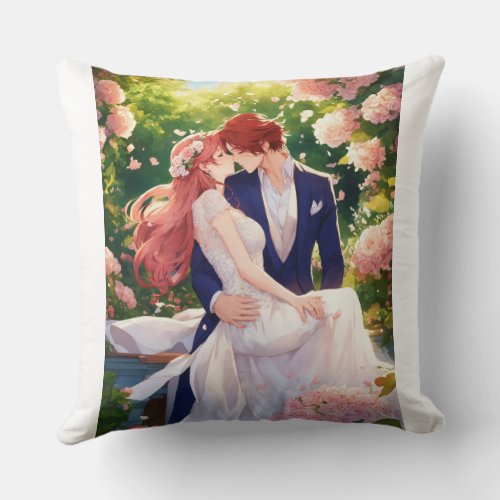 Rose Petal DreamsThrow Pillow