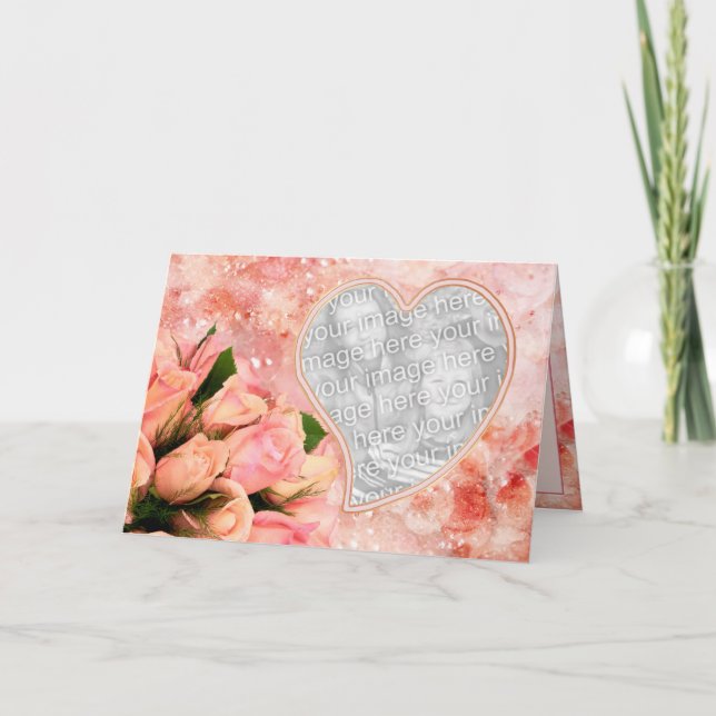 Rose Petal Heart - Template (Front)