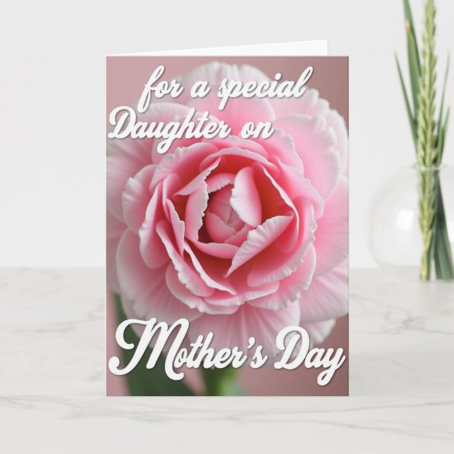 Rose Petal Mothers Day Love Card (Front)