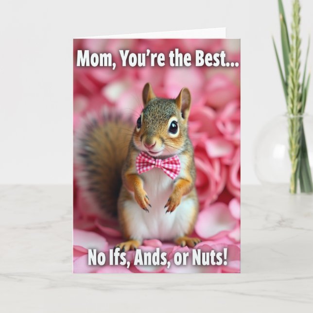 Rose Petal Rodent Mothers Day Card (Front)