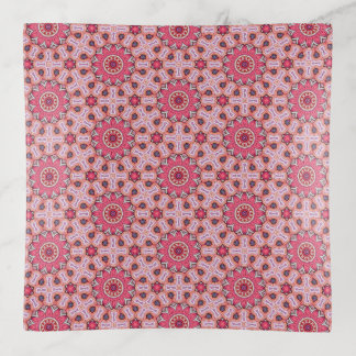 Rose Petal Tile Pattern Trinket Tray