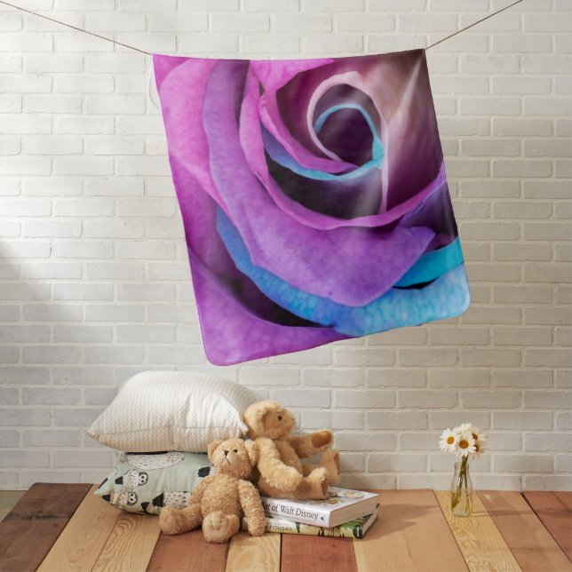 Rose Petals 6 Baby Blanket (In Situ)