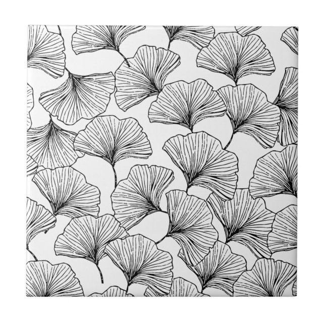 rose petals ceramic tile (Front)