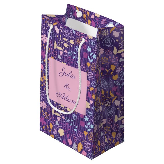 Rose & Petals Gift Bag (Front Angled)