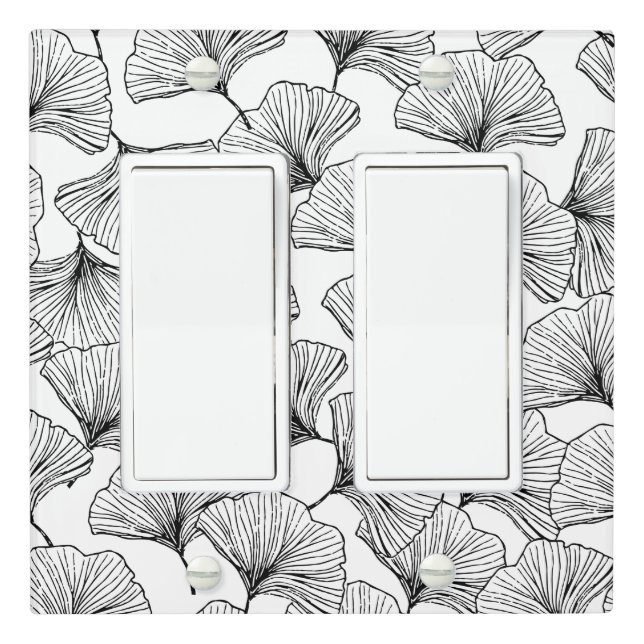 rose petals light switch cover (In Situ)