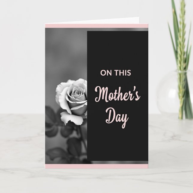 Rose Photo Mothers Day Card (Front)