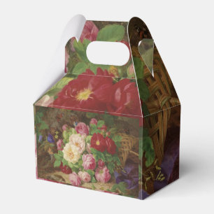 Rose Piece at the Forest Floor with Butterflies Favor Boxes