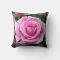 Rose Pillow Personalized Pink Rose Pillow Decor