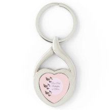 Rose pink butterflies