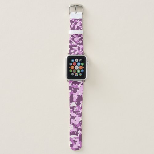 Rose Pink Camo Apple Watch Band