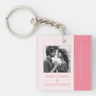 Rose Pink Forever Begins Elegant Photo Wedding