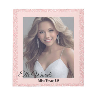 Rose Pink Glitz Autograph Pad