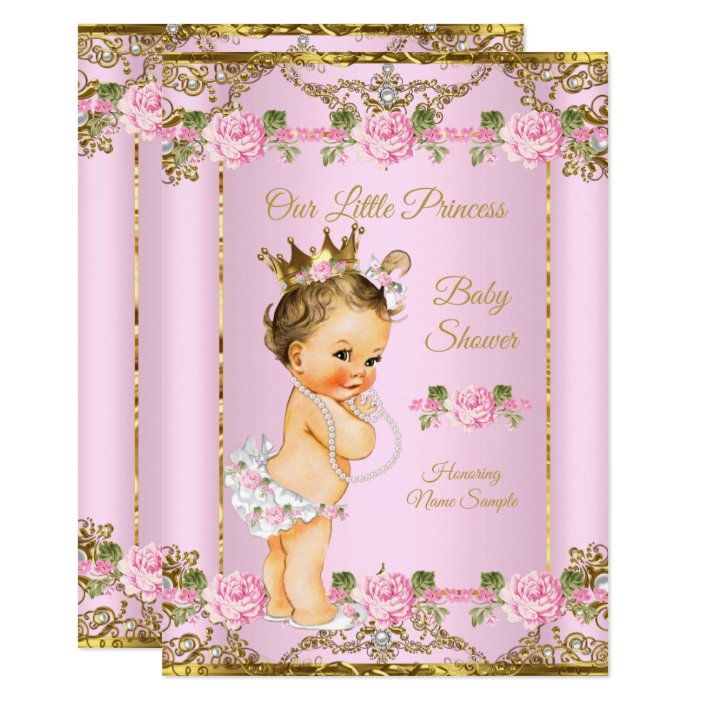 rose pink baby shower