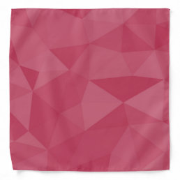Rose pink light geometric mesh pattern bandana