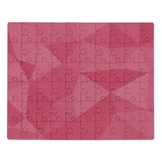 Rose pink light geometric mesh pattern jigsaw puzzle (Puzzle Horizontal)