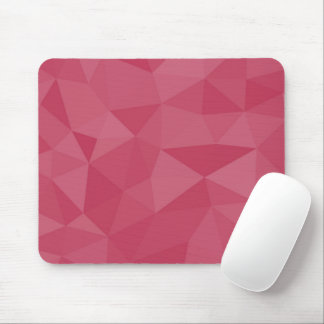 Rose pink light geometric mesh pattern mouse pad