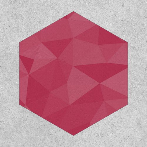 Rose pink light geometric mesh pattern patch