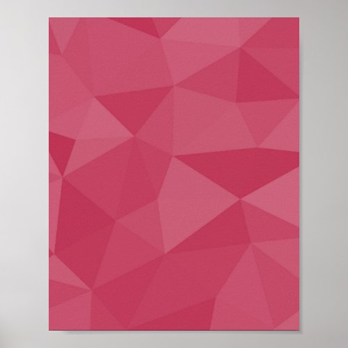 Rose pink light geometric mesh pattern poster
