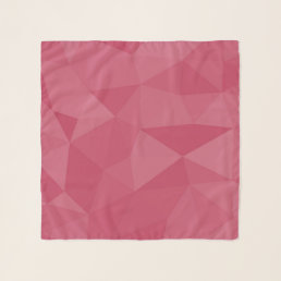 Rose pink light geometric mesh pattern scarf