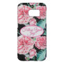 Rose Pink Roses floral Follow Your Joy Pattern Samsung Galaxy S7 Case