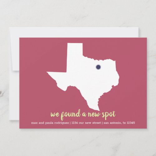 Rose Pink We Found a New Spot _ Texas Moving Announcement