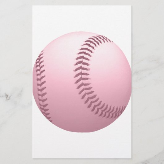 Rose Pinkish Colored Baseball (Front)