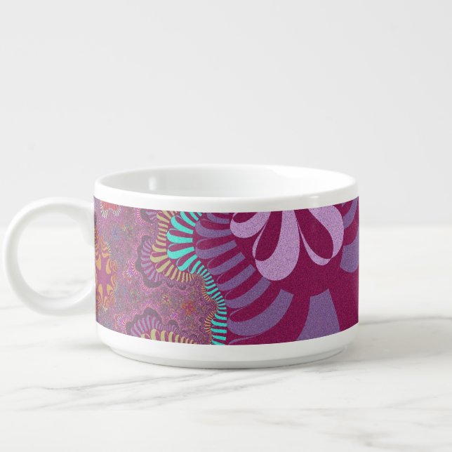 Rose Plum Cross Bowl (Right)