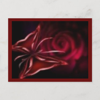 rose postcard