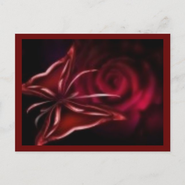 rose postcard (Front)