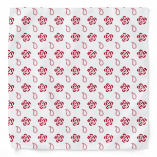 Rose Print Bandana