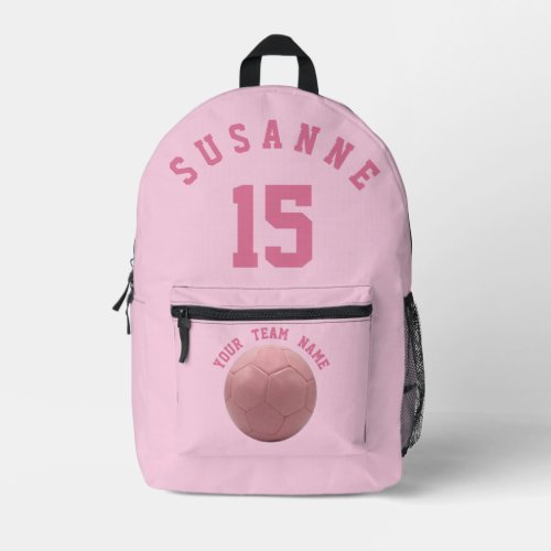 Rose Print Cut Sew Bag Volleyball Girls Pink Team