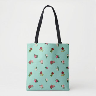 Rose Print Totebag Tote Bag