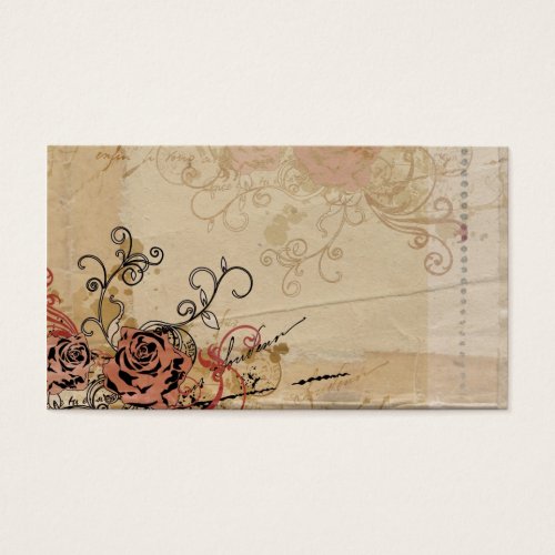 Rose Profile Card Business Card Templates
