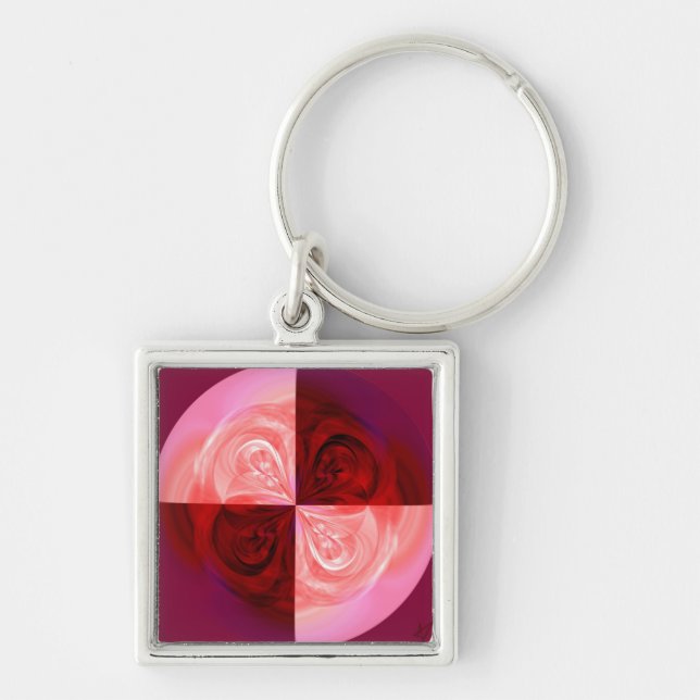 Rose Quarter Keychain (Front)