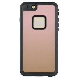 Rose Quartz and Iced Coffee Ombre Pink Brown LifeProof FRĒ iPhone 6/6s Plus Case