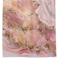 Rose quartz and pastel pink marble