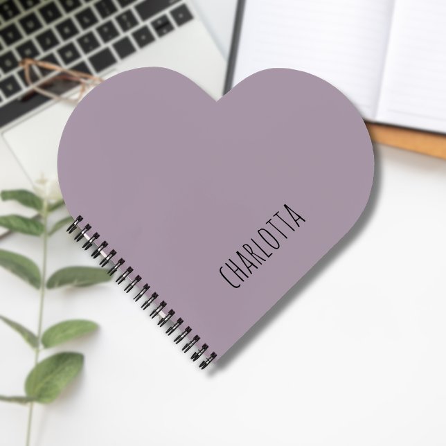 Rose Quartz | Black Personalized Name  Notebook (Creator Uploaded)